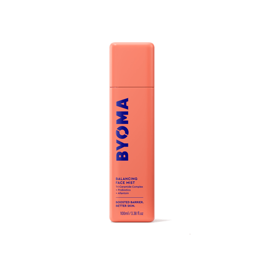A BYOMA Balancing Face Mist bottle.